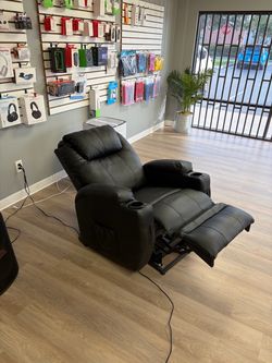 Armstrong Black Power Lift Recliner chair