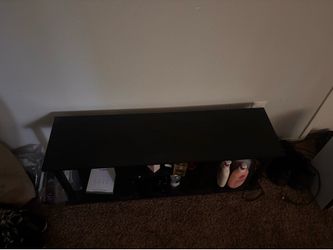 Tv stand with multiple cubbies