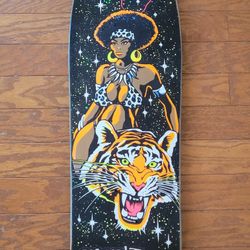 Vintage Rare Randy Colvin World Industries Flocked Felt Skateboard MINT NOS