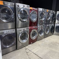 special LG kenmore Samsung washer and gas dryers 