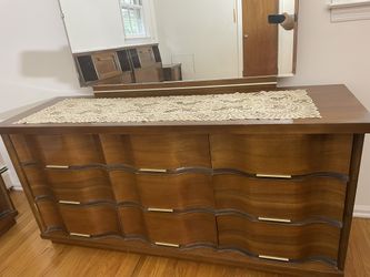 Vintage early 60’s Walnut bedroom set