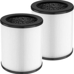 KJ80 Replacement Filter Compatible with Druiap KJ80 Air Purifier,3-In-1 H13 True