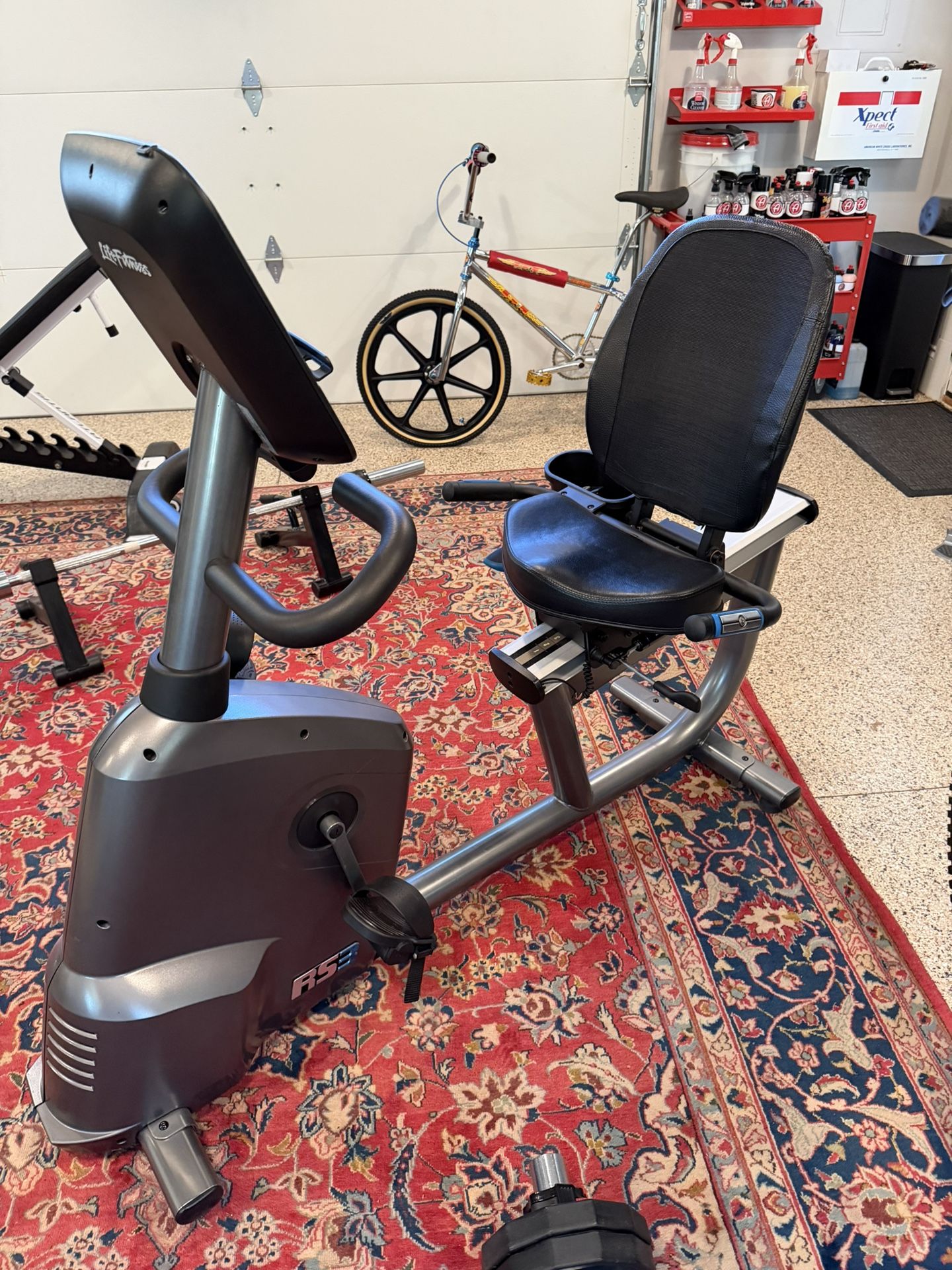 LIFECYCLE RS3 EXERCISE RECUMBENT BIKE