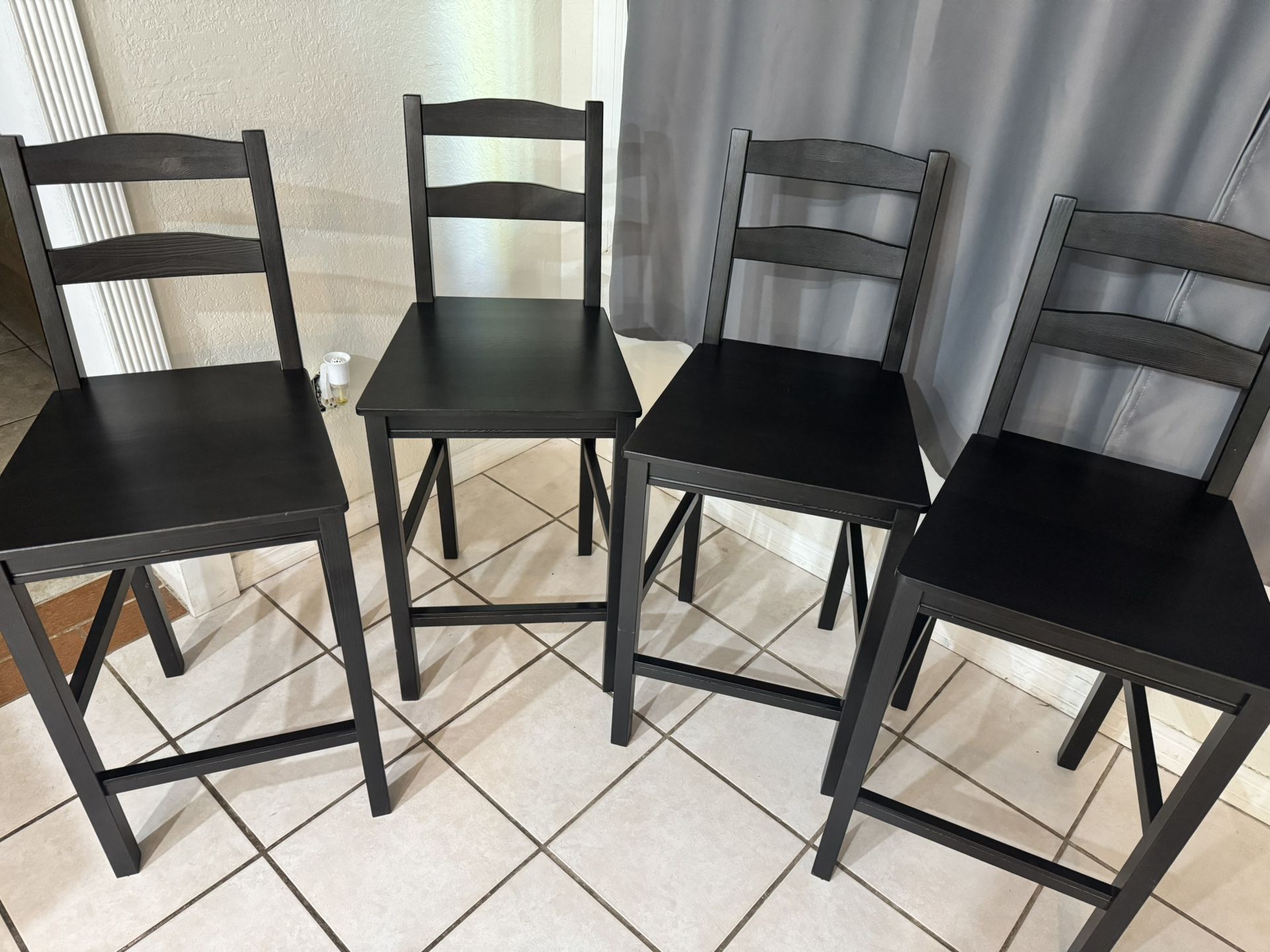 Set Of 4 IKEA Bar Chairs