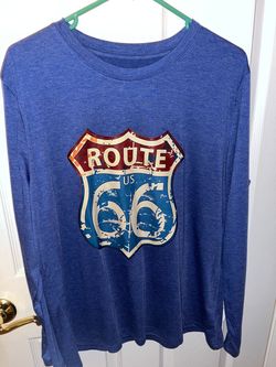 Route 66 blue long sleeve