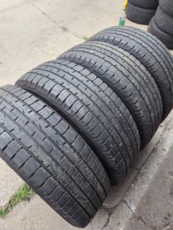4 tires 245/60/20 Goodyear Wrangler Steadfast HT
2 tires