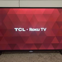 43 inch TCL Smart Roku TV