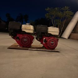 Pair Of Honda Gx 340cc Engines 
