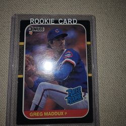 1987 Donruss Rookie Greg Maddux