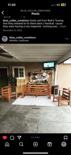 Custom Wood Patio Furniture 