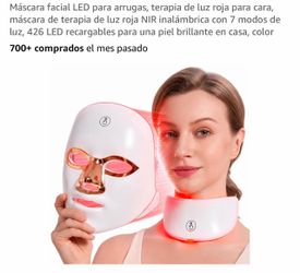LED Red Light Therapy Face Mask