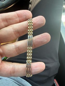 Solid 14k Gold Panther Link Bracelet