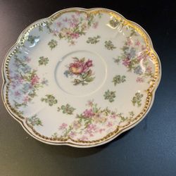 Haviland Limoges porcelain saucer