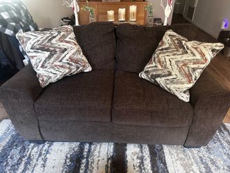Brown Loveseat