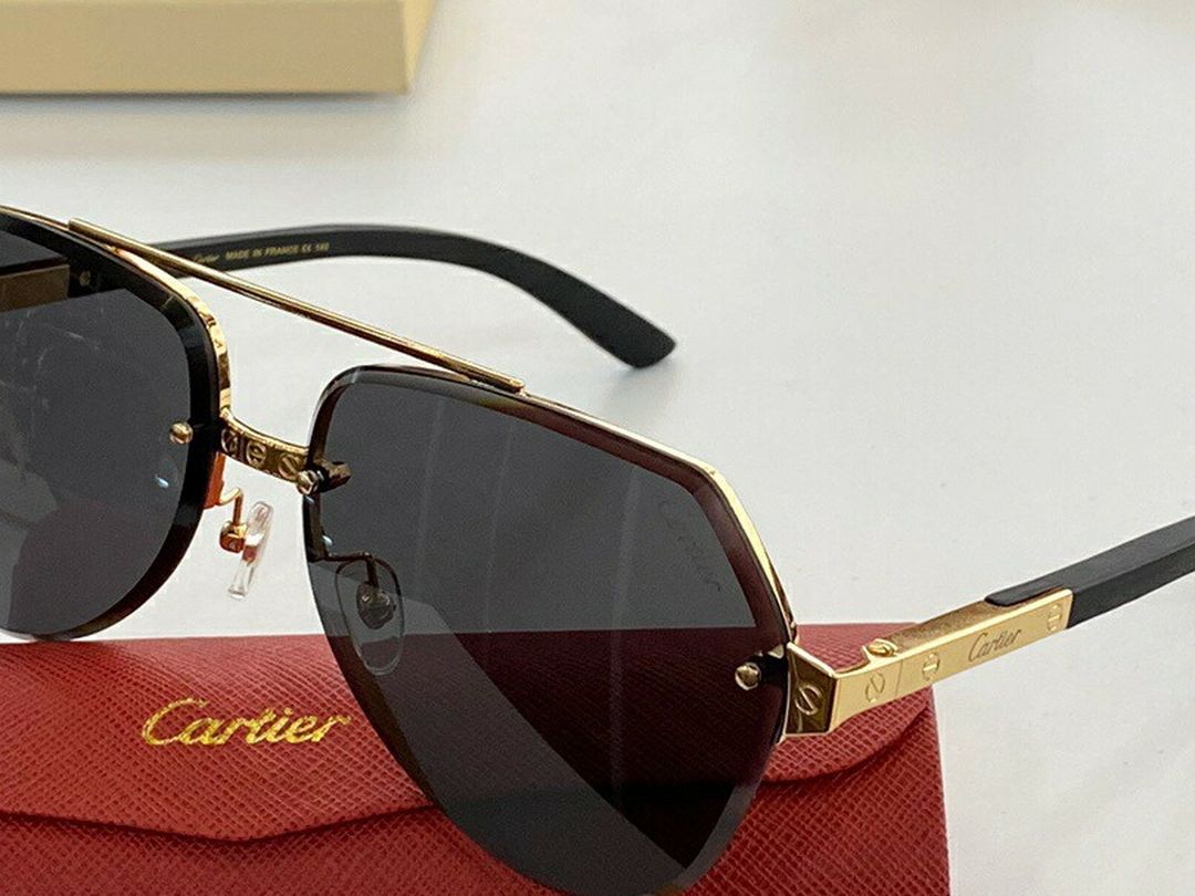 Cartier Sunglasses Black Wood