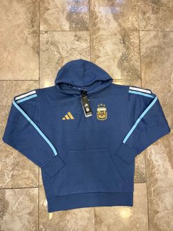 Adidas Argentina Soccer Team AFA Men’s DNA Fleece Hoodie Size Medium