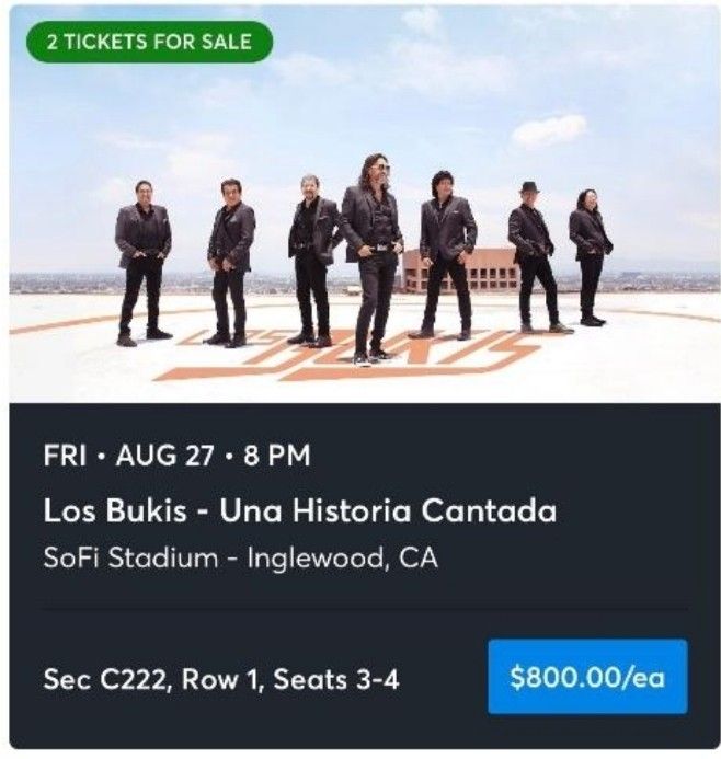 Los Bukis Tickets