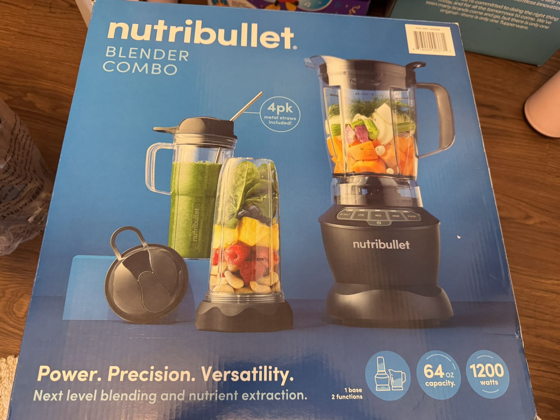 NutriBullet ZNBF30500Z Blender Combo 1200 Watt, 1200W, Dark Gray