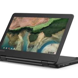 Lenovo 11.6" 300e Chromebook Touchscreen LCD 2 in 1- MediaTek M8173C Quad-core 2.1GHz 4GB LPDDR3 32GB Flash Memory Chrome OS Model 81H00000US