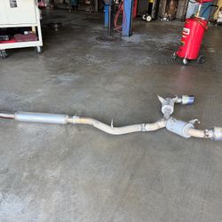 MXP Comp RS Catback Exhaust With Blue Titanium Tips