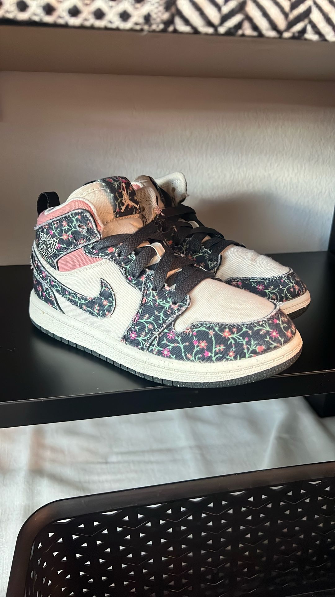 Child Shoes Nike Girl Flower