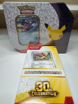 Pokemon 30th Celebration - Knockout collection AND Greninja Ex Tin