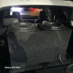 Subwoofers Box And Amp 