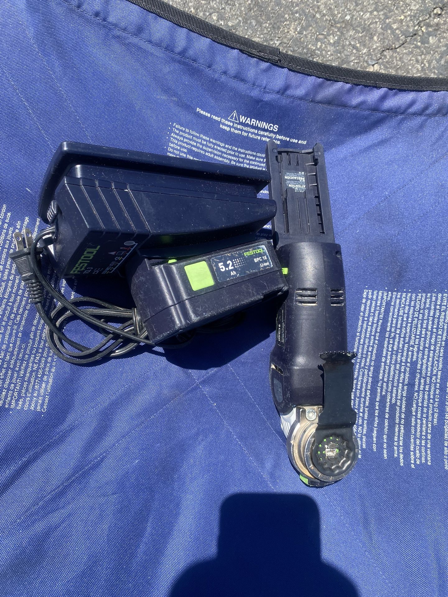 Multi Tools, Combo Battery, Charger Used Festool TCL