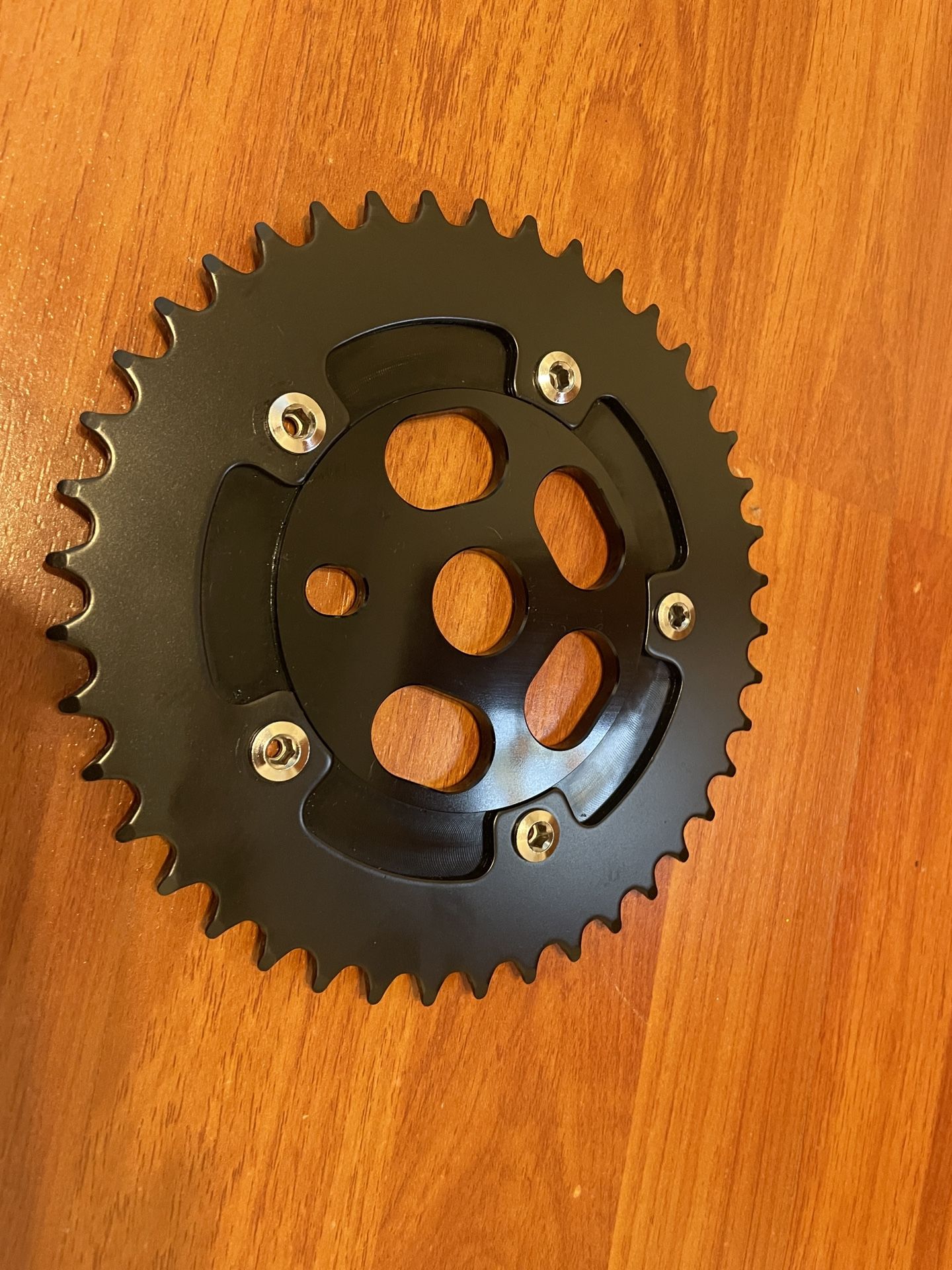 New GT 42t Powder Disc Black Mach One Pro Series Performer Cruiser Bmx 24 26 29