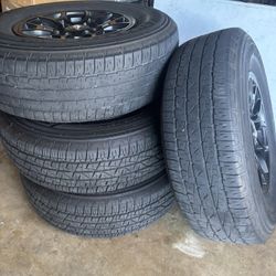 Black OEM Toyota Tacoma Wheels And Tires