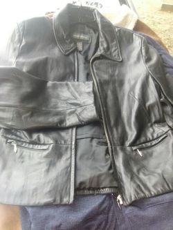 Banana Republic leather jacket sz14