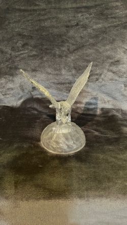Crystal Eagle Paper Weight Figurine