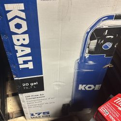 Kobalt 20-Gallon Portable Electric 175 PSI Vertical Air Compressor