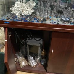 Dresser , Desk, Fish Tank 