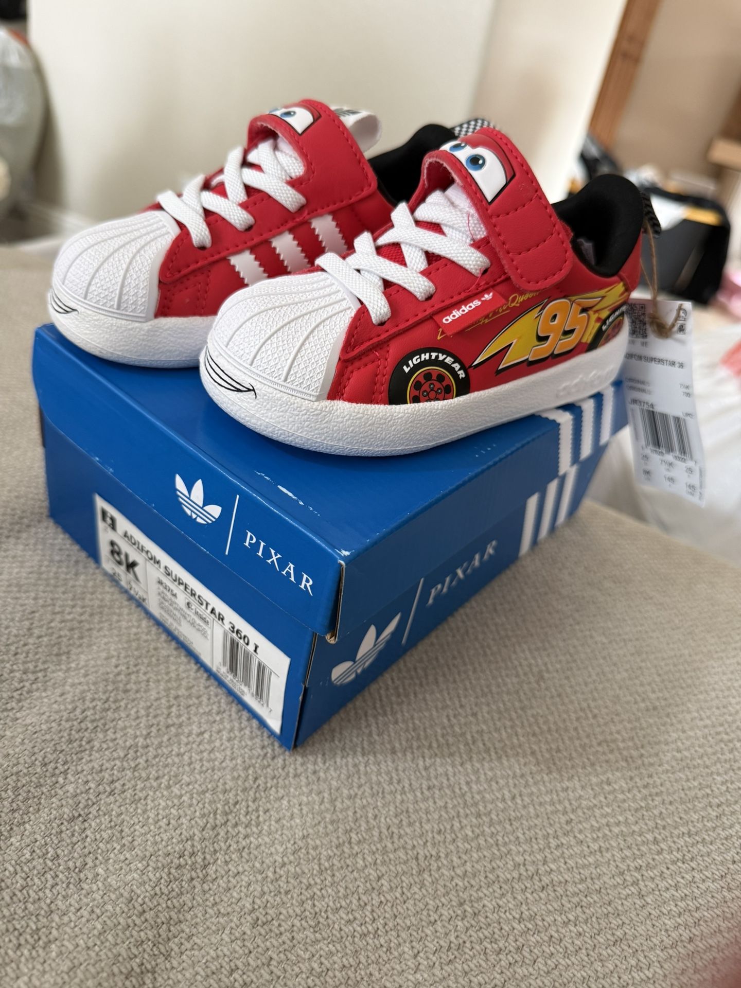 Toddler 8K Adidas Lightning McQueen