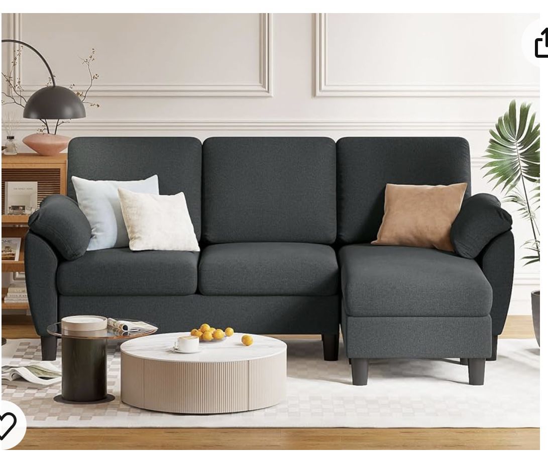Sectional and ottoman