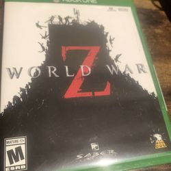 World War Z For Xbox One It Has Been Used But Is In Good Condition No Scratches Maybe 1 Finger Print. PICK UP ONLY