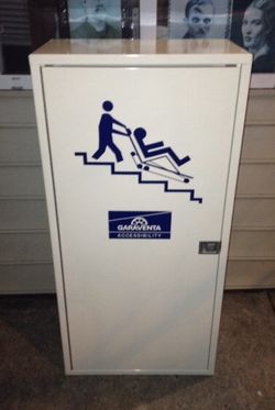 Evacu-Trac Storage Cabinet Protect your Evacu-Trac, as you would any other important lifesafety equipment, by storing it in a steel storage cabinet l