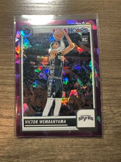 Wemby Rookie Card - Panini Purple Cracked Ice
