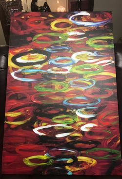 Very large modern canvas