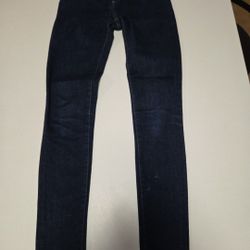 ACNE Studios Pin Dark Wash Stretch Skinny Jeans Size 28/32 Made In ITALY