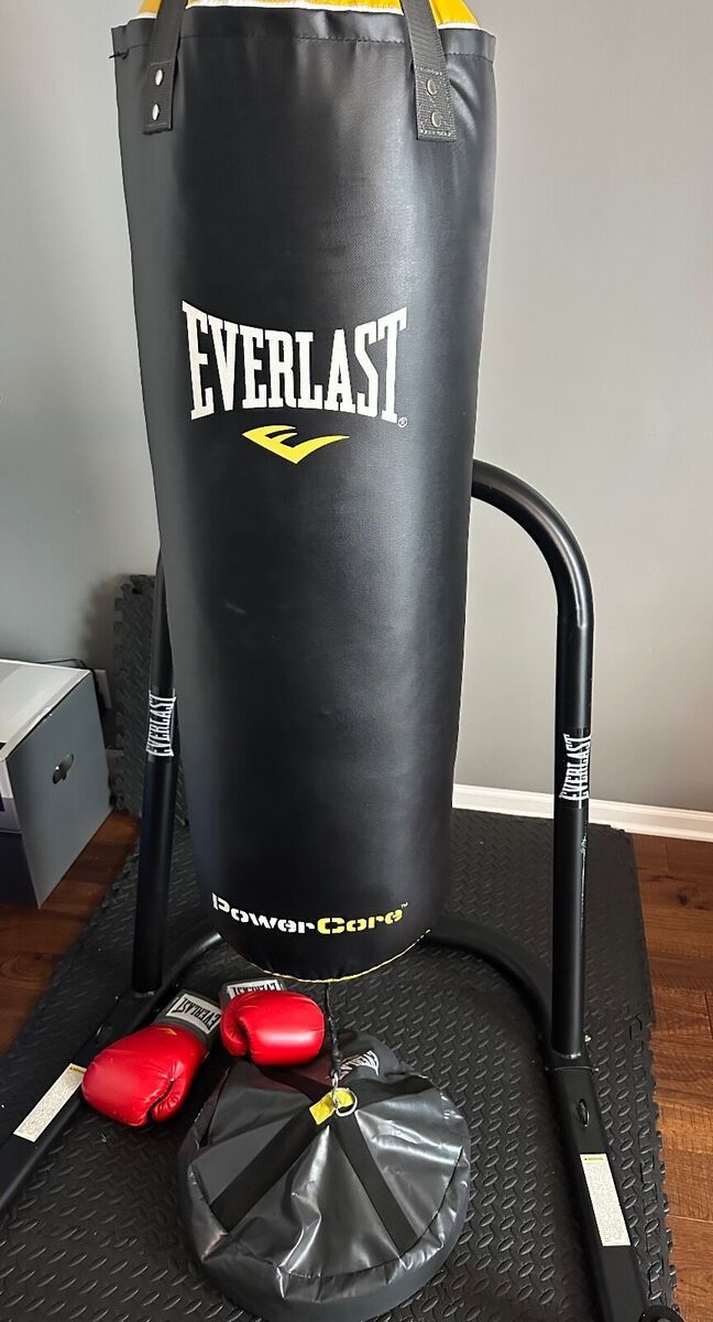 Everlast 90lb Bag stand W Speed Bag And Weighted Base.