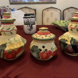 Vinegar /oil/garlic Containers