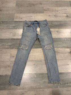 Purple jeans
