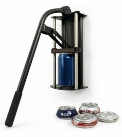 MasterCrush Wall Mounted Aluminum Can Crusher Heavy Duty – Tin and Plastic Bottle Smasher for Recycling (12oz/16oz/24oz/32oz)