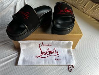 Christian louboutin pool slides