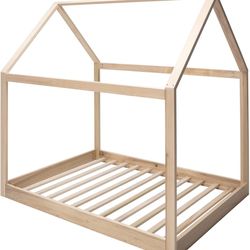 Pine Wood House Frame Bed
