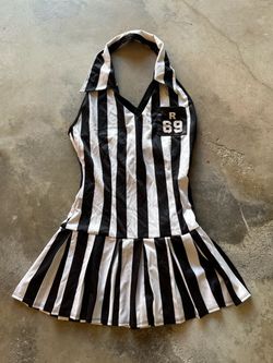Sexy Referee costume  med Leg Avenue route 69