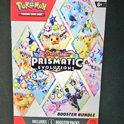Pokemon Prismatic Evolutions Booster Bundle Box TCG HEAVY Sealed 161.1 grams