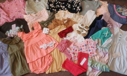 Baby girl clothes and shoes